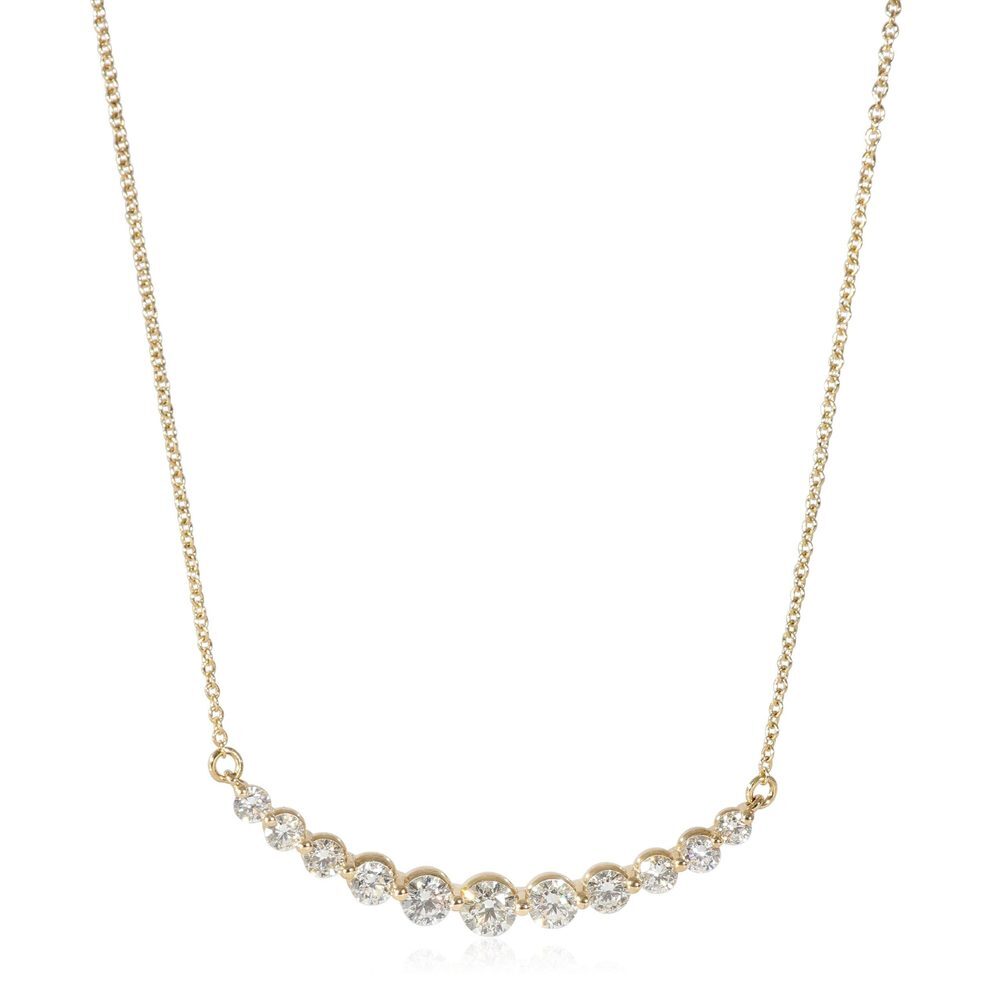 Diamond Smile Necklace in 14K Yellow Gold (1.00 CTW G-H/SI)